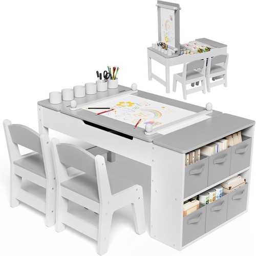 3in1 kindertisch mit - kindertisch, 2