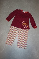 Kinder Mädchen Winter Schlafanzug Gr. 104 Topolino lang Nachtwäsche 25273