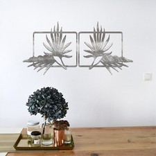 2er Set Metall Palmblätter