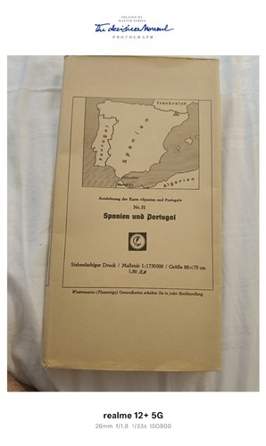 Historische karte spanien und - historische,