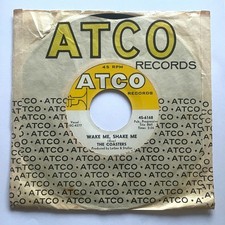 THE COASTERS - WAKE ME, SHAKE ME / STEWBALL - original US ATCO