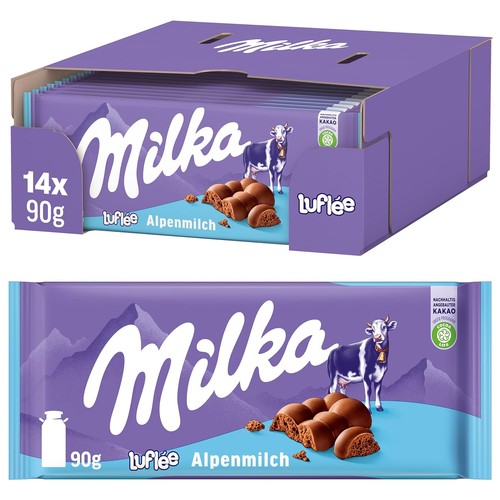 Milka bubbly alpenmilch - bubbly,