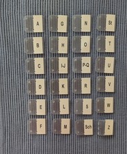 24 Taben / Ersatztaben A-Z  für Pultordner, Sortiermappe,  A-Z Mappe, Vorordner