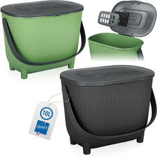 Komposteimer Biomülleimer Bio Müll Behälter 10L Kunststoff Kompostbehälter Küche