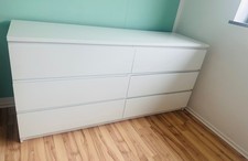 ikea malm kommode weiß