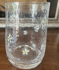 ღღஐTOP!!!  Zahnputzbecher von Depot aus Glas mit  Streublumen | ORIGINAL