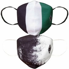 % % % 2-er Set Mund/-Nasenmaske  Borussia Mönchengladbach  Fussball Fanartikel