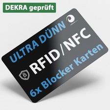 6x Rfid Blocker Karte NFC EC