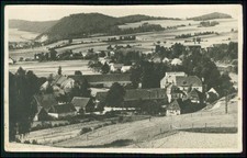 Foto AK -  WO ? - Dorf in der Grafschaft Glatz Schlesien Polen - um 1940