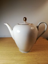 Kaffeekanne, Seben, mit Goldrand