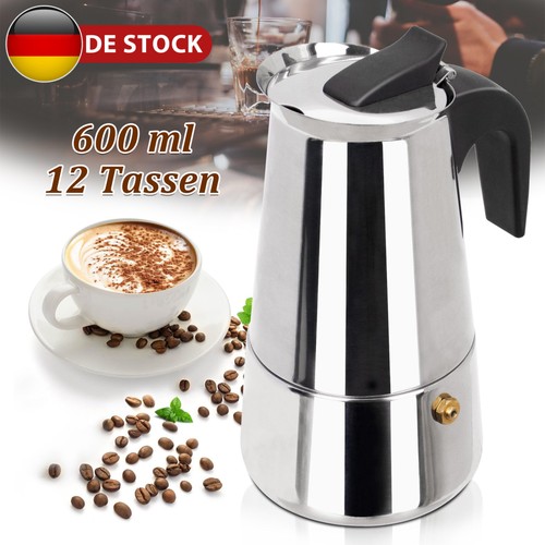 Edelstahl espressokocher - edelstahl,