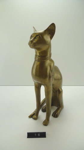 Massive messing katze skulptur - massive,