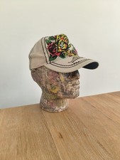 Ed Hardy by Christian Audiger Cap Mütze Snapback Authentic One Size Beige Tiger