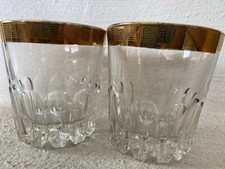 Vintage Kristallgläser mit