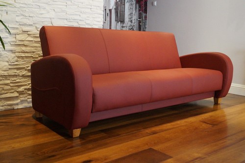 Echtleder sitzer couch - 3,