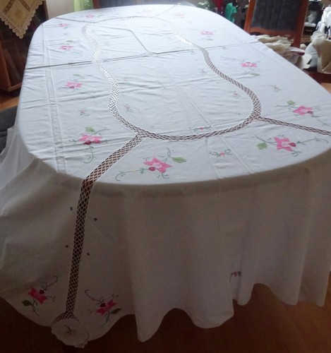 Tischdecke übergröße aus - tischdecke, Übergröße,