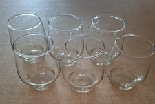 DDR Superfest Gläser, 6 Stück für Cognac, Whisky oder Saft 