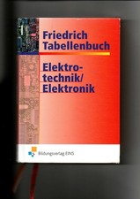 Friedrich Tabellenbuch Elektrotechnik / Elektronik 583. Auflage Friedrich, Wilhe