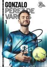 GONZALO PEREZ DE VARGAS-HANDBALL-SPANIEN-FC BARCELONA-THW KIEL-AUTOGRAMMKARTE