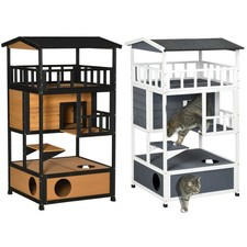Pawhut katzenhaus etagen - pawhut,