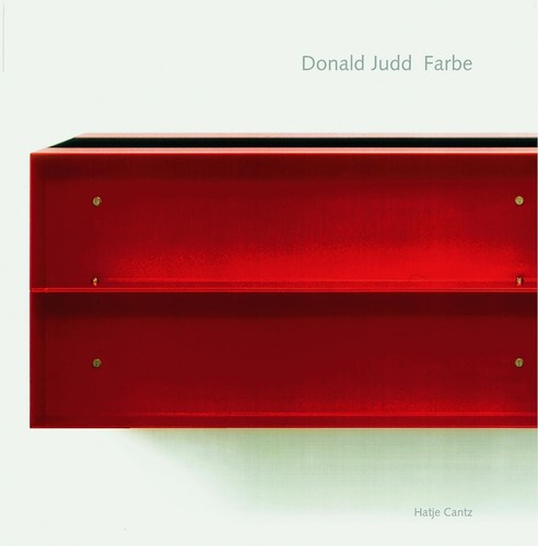 Donald judd farbe hatje - donald, judd_farbe_hatje