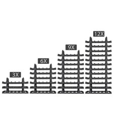 Fixkraft Weinregal stapelbar Lagerung Schrank Flaschenregal bis zu 72 Flaschen