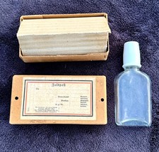 Deutsche WK1 Glasflasche mit