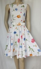 Laura Ashley Kleid 36 38 weiß