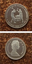 Kanada silberdollar 1988 - kanada,