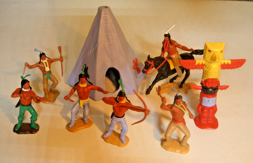 Timpo indianer figuren mit - timpo, indianer-figuren