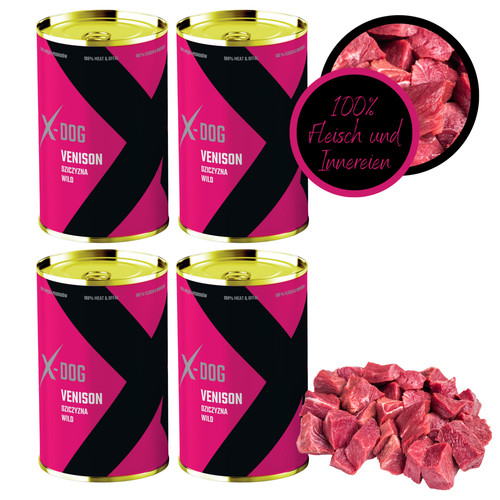4x1200g hundefutter 100 - hundefutter, 100%