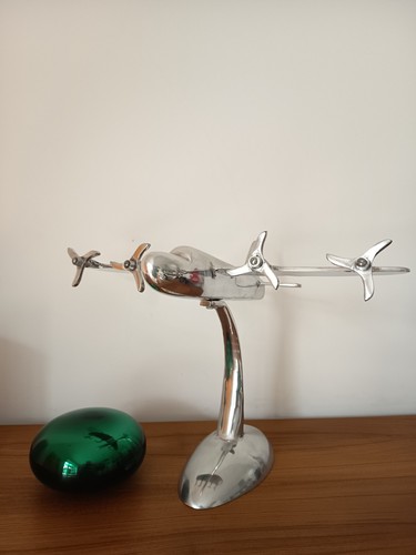 Aluminium,Modell,Flugzeug,Silb