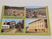 #3327 Ansichtskarte Postkarte Manebach Ilmenau 3.10.85 Betriebsferienheim VEB