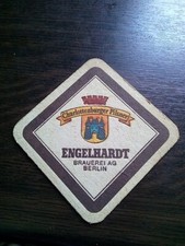 ALTER BIERDECKEL Engelhardt Brauerei  AG Charlottenburger Pilsner Bierfilzel