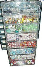 6 x Bead s nach Wahl Großlochperlen ohne Armband Glas Schmuck Adventskalender