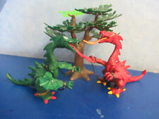 roter + grüner Drache  Eiche Oak zu 3666  3269 4865 Ritterburg Playmobil 6804