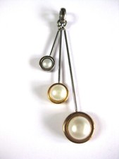 Anhänger Titan mit Perlen, 2,85 g