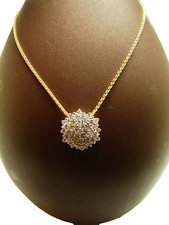 Damen diamant anhänger - diamant, 585
