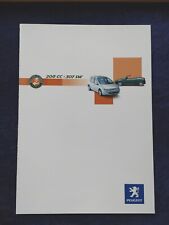 Peugeot 206 CC - 307 SW Roland Garros Prospekt 5.2004