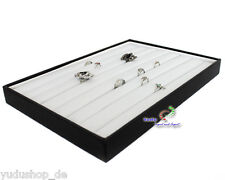 Vorlagebrett Schaukasten für Ring  schwarz / weiss