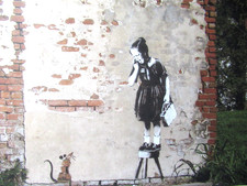 BANKSY: Schöne Lithographie