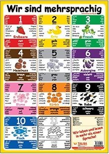 Multilinguales lernposter wir - lernposter,