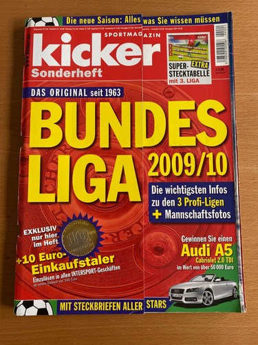 Kicker sonderheft bundesliga - -,