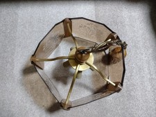 Deckenleuchte Deckenlampe Holz Glas Wohnzimmerleuchte 5 Flammig