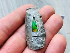 Rapa Nui - Moai - Osterinsel - Sterling Silber - Ammolith aus Kanada ***Unikat