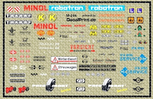 Decals satz ddr minol - 1,