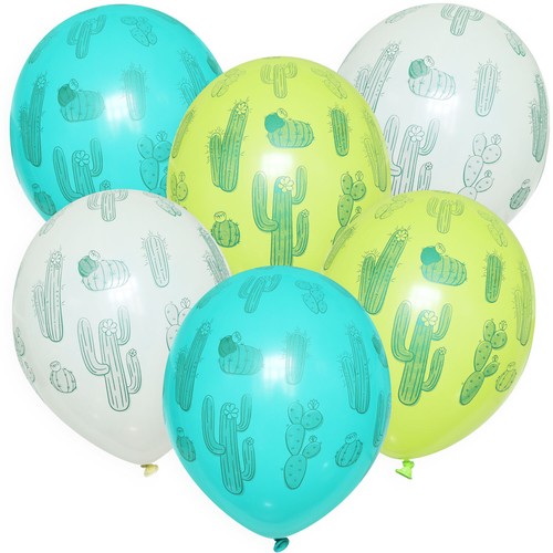 Kaktus luftballons 30cm bio - luftballons,