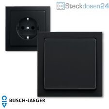 Busch Jäger Future Linear Steckdosen Schalter  Rahmen Anthrazit Busch Jaeger NEU