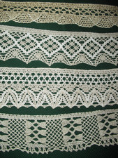 Klöppelspitze Leinen 4-6cm