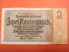 Rentenbankschein rentenmark - /2,